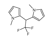 1-methyl-2-[2,2,2-trifluoro-1-(1-methylpyrrol-2-yl)ethyl]pyrrole结构式