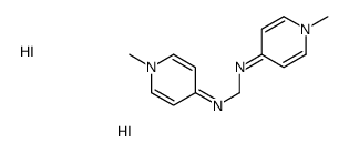 N,N'-bis(1-methylpyridin-1-ium-4-yl)methanediamine,diiodide Structure