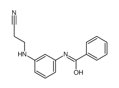 N-[3-(2-cyanoethylamino)phenyl]benzamide结构式