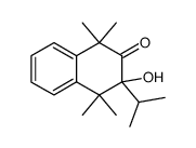 3-Hydroxy-3-isopropyl-1,1,4,4-tetramethyl-3,4-dihydro-1H-naphthalen-2-one Structure