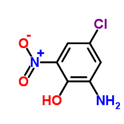 2-Amino-4-chloro-6-nitrophenol structure