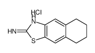 5,6,7,8-tetrahydrobenzo[f][1,3]benzothiazol-2-amine,hydrochloride Structure