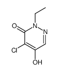 4-chloro-2-ethyl-5-hydroxypyridazin-3-one Structure