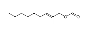 (E)-1-acetoxy-2-methyl-non-2-ene Structure