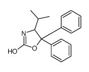 5,5-diphenyl-4-propan-2-yl-1,3-oxazolidin-2-one Structure