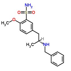 5-[(2R)-2-(Benzylamino)propyl]-2-methoxybenzenesulfonamide Structure