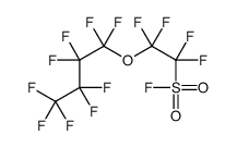 1,1,2,2-tetrafluoro-2-(1,1,2,2,3,3,4,4,4-nonafluorobutoxy)ethanesulfonyl fluoride结构式