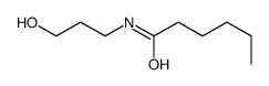 N-(3-hydroxypropyl)hexanamide Structure