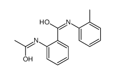 2-(acetylamino)-N-(2-methylphenyl)-Benzamide结构式