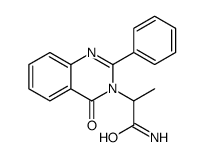 2-(4-oxo-2-phenylquinazolin-3-yl)propanamide Structure