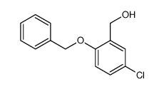 (5-chloro-2-((phenylmethyl)oxy)phenyl)methanol Structure