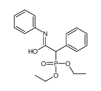 2-diethoxyphosphoryl-N,2-diphenylacetamide Structure