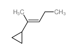 (E)-2-cyclopropylpent-2-ene结构式