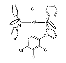 Platinum, chloro(2,3,4,5-tetrachlorophenyl)bis(triphenylphosphine)-, (SP-4-3)- picture