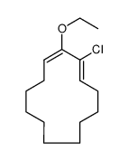 2-Ethoxy-3-chlor-cyclotrideca-1,3-dien Structure