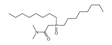 2-dioctylphosphoryl-N,N-dimethylacetamide Structure