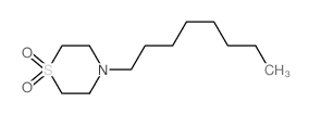 4-octyl-1,4-thiazinane 1,1-dioxide structure