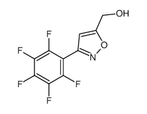 [3-(2,3,4,5,6-pentafluorophenyl)-1,2-oxazol-5-yl]methanol Structure