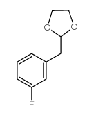 3-(1,3-DIOXOLAN-2-YLMETHYL)-1-FLUOROBENZENE Structure