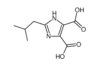 2-isobutylimidazole-4,5-dicarboxylic acid结构式