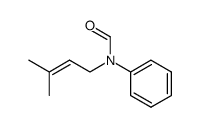 N-(3-methyl-but-2-enyl)-formanilide Structure