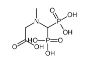 2-[diphosphonomethyl(methyl)amino]acetic acid Structure