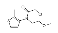 2-chloro-N-(2-methoxyethyl)-N-(2-methylthiophen-3-yl)acetamide Structure