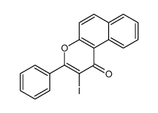 2-IODO-3-PHENYL-1H-NAPHTHO[2,1-B]PYRAN-1-ONE Structure