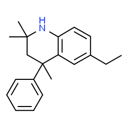 6-Ethyl-2,2,4-trimethyl-4-phenyl-1,2,3,4-tetrahydroquinoline structure