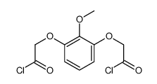 2-[3-(2-chloro-2-oxoethoxy)-2-methoxyphenoxy]acetyl chloride结构式