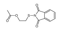 2-(1,3-dioxoisoindol-2-yl)sulfanylethyl acetate Structure