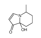 8a-hydroxy-5-methyl-5,6,7,8-tetrahydroindolizin-1-one Structure