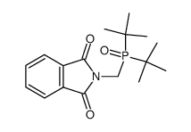 Di-tert-butyl(phthalimidomethyl)phosphanoxid结构式