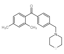 2,4-DIMETHYL-4'-THIOMORPHOLINOMETHYL BENZOPHENONE structure