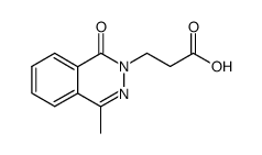 3-(4-methyl-1-oxo-1H-phthalazin-2-yl)-propionic acid Structure