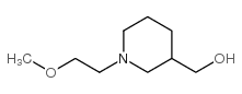 [1-(2-甲氧基乙基)哌啶-3-基]甲醇结构式