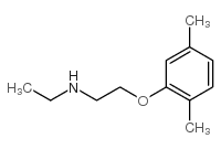 2-(2,5-dimethylphenoxy)-N-ethylethanamine结构式