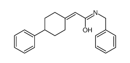 N-benzyl-2-(4-phenylcyclohexylidene)acetamide Structure