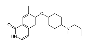 7-methyl-6-[4-(propylamino)cyclohexyl]oxy-2H-isoquinolin-1-one Structure