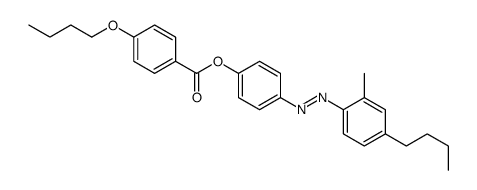 [4-[(4-butyl-2-methylphenyl)diazenyl]phenyl] 4-butoxybenzoate Structure