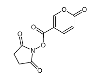 5-coumalincarboxylic acid N-hydroxysuccineimide ester结构式