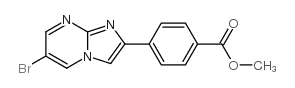 methyl 4-(6-bromoimidazo[1,2-a]pyrimidin-2-yl)benzoate Structure