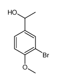 1-(3-溴-4-甲氧基苯基)乙醇结构式