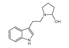 1-(2-(1H-indol-3-yl)ethyl)pyrrolidin-2-ol结构式