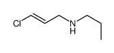 3-chloro-N-propylprop-2-en-1-amine Structure