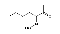 6-methyl-heptane-2,3-dione-3-oxime结构式