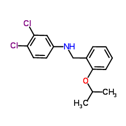 3,4-Dichloro-N-(2-isopropoxybenzyl)aniline Structure