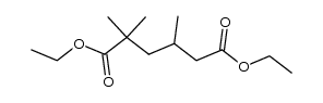 2,2,4-trimethyl-adipic acid diethyl ester结构式