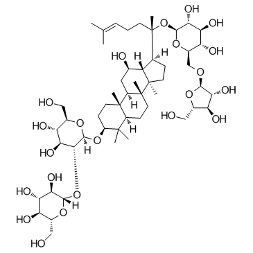 Ginsenoside Rc Structure