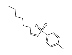 (Z)-1-tosyl-1-octene Structure